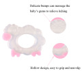 Silicone baby toy easy grip teething toys sheep shape baby teethers